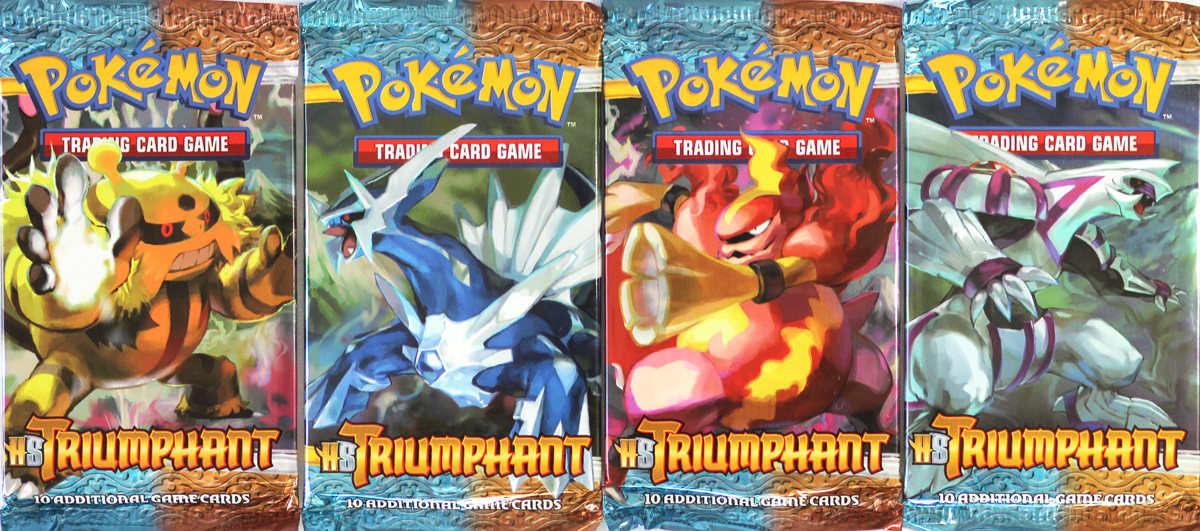 Pokemon Hgss Triumphant Booster Pack Pokefeens
