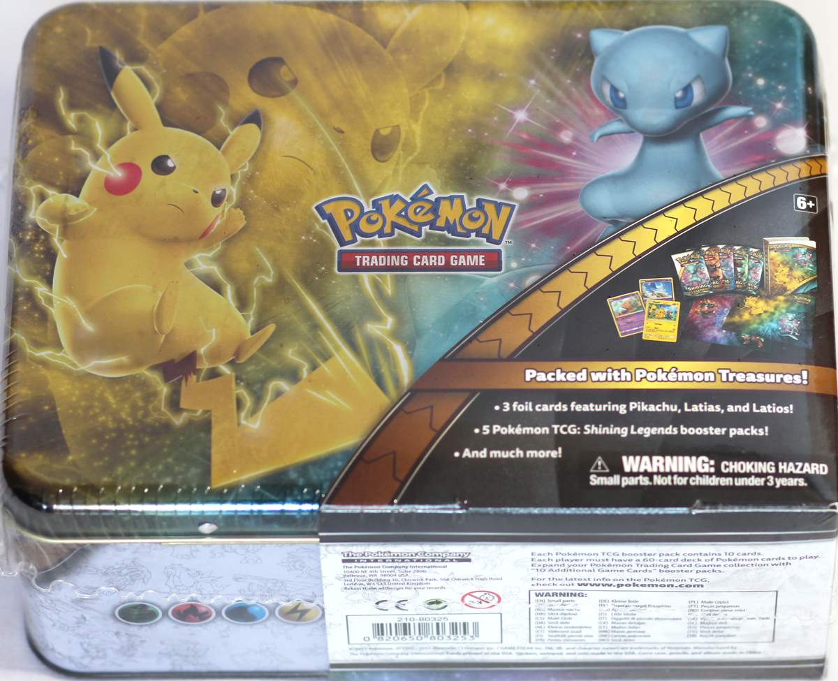 Pokemon Shining Legends Lunch Box Tin