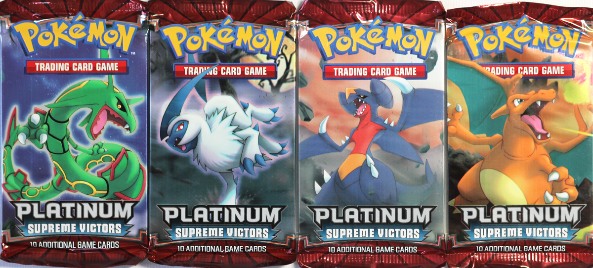 POKEMON PLATINUM SUPREME Victors Blister Booster Pack Garchomp Art