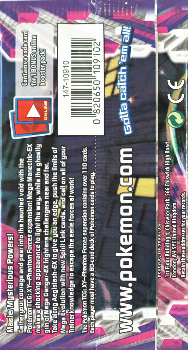 Pokemon XY Phantom Forces Booster Box (36 packs) - Sealed