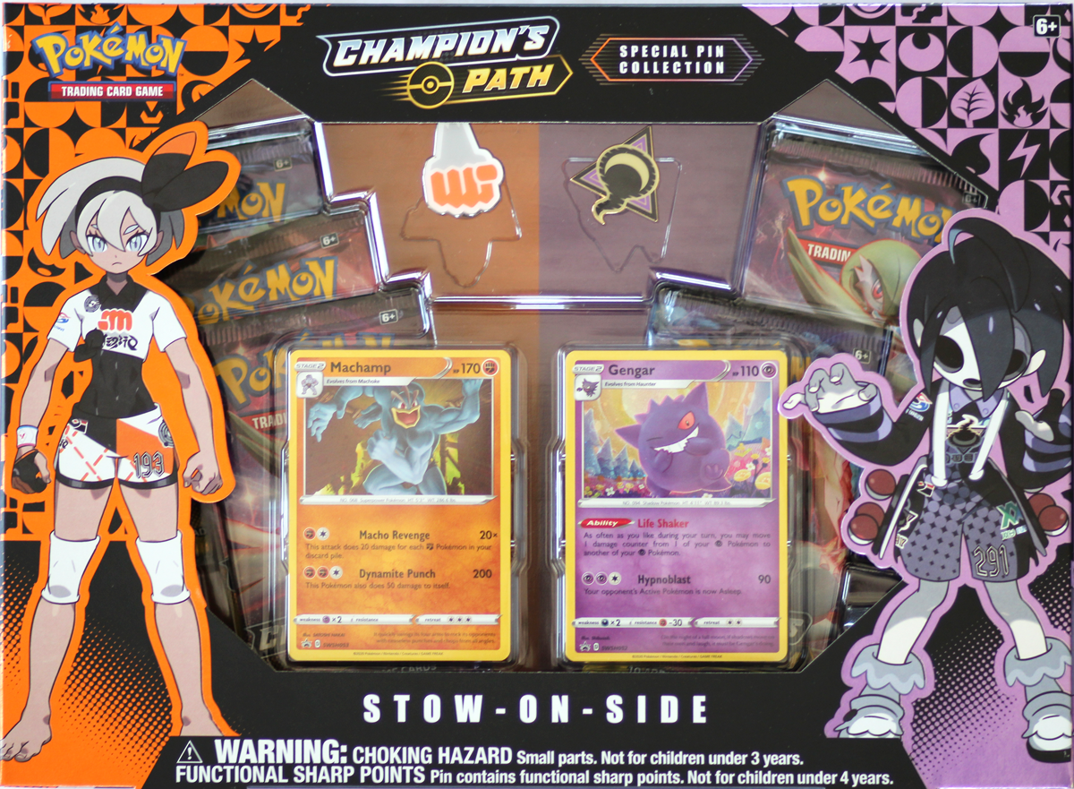 Stow-on-Side Collector's Pin Pokemon TCG Champion's Path 