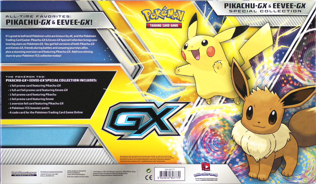 Pokémon Trading Card Game: Pikachu-GX & Eevee-GX  - Best Buy