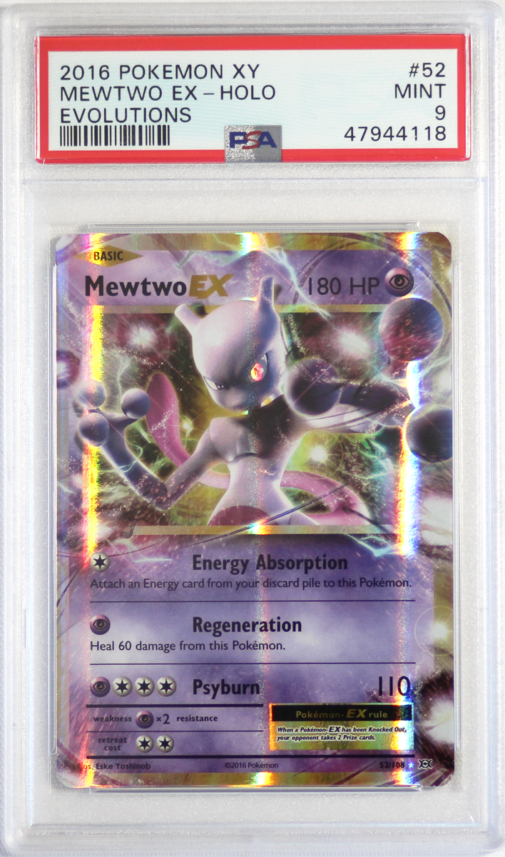  Pokemon - Mewtwo-EX (52/108) - XY Evolutions - Holo : Toys &  Games