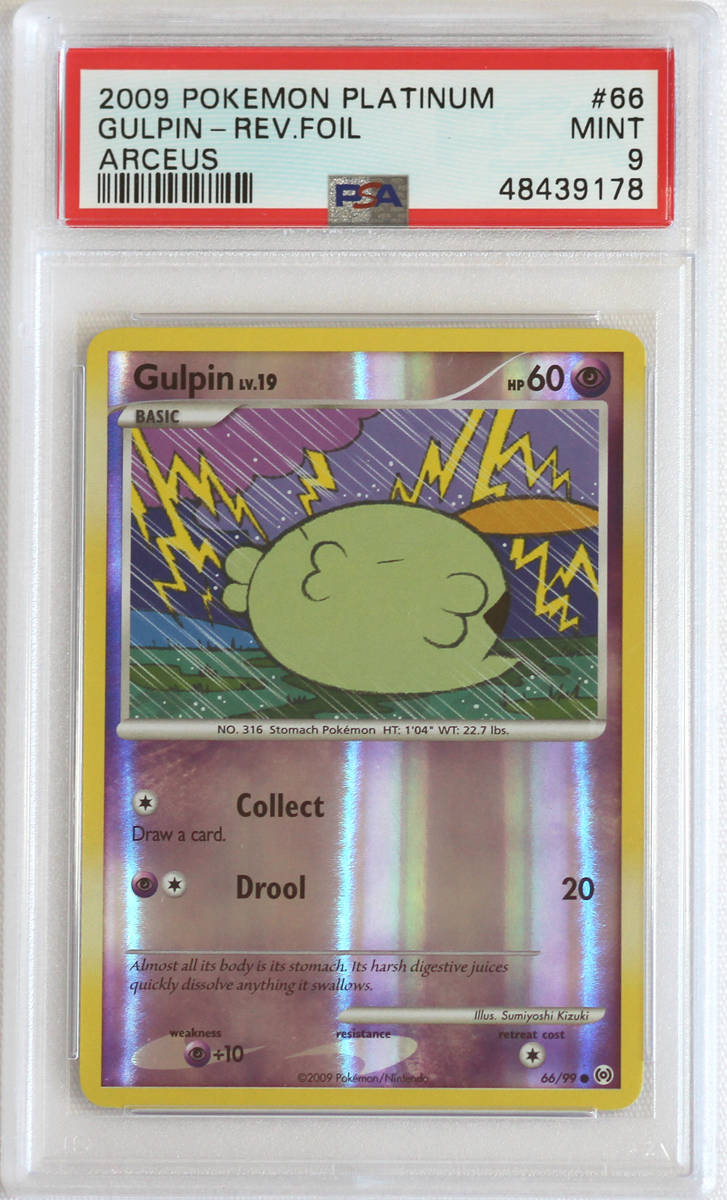 Gulpin - 40/99 Arceus Reverse Holo Uncommon Pokemon - NM – The