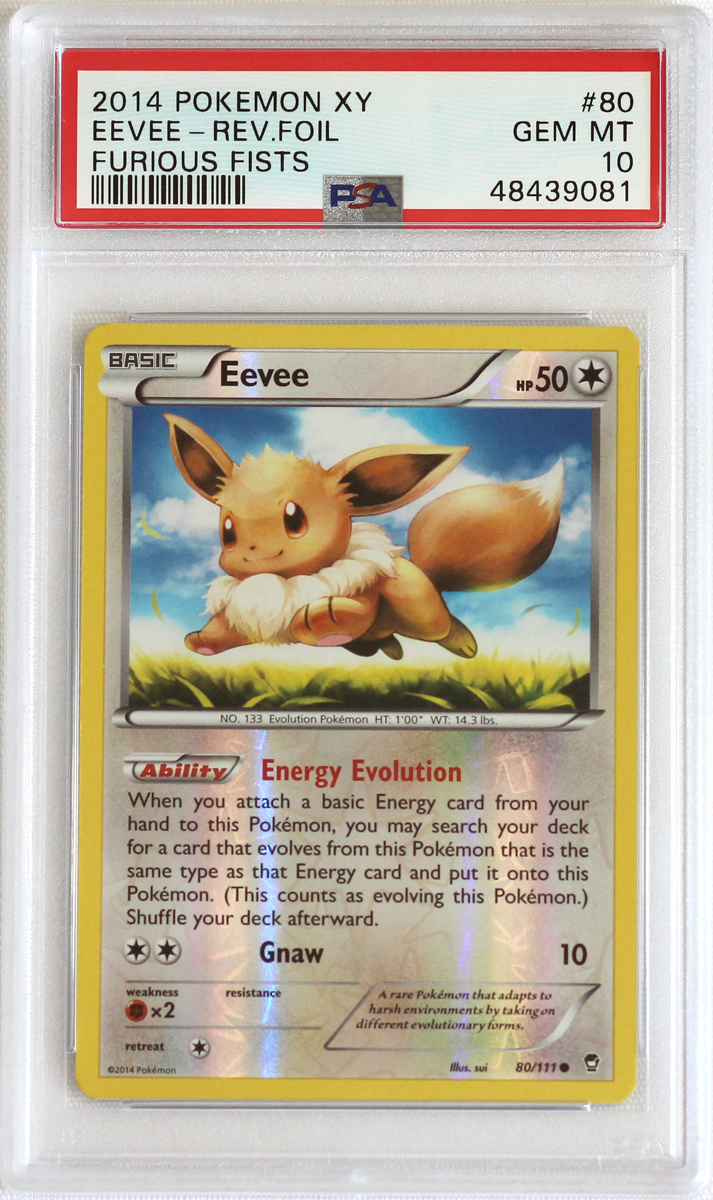 Eevee # 62/100 | RARE Platinum Reverse Holo Card - Pokemon TGC