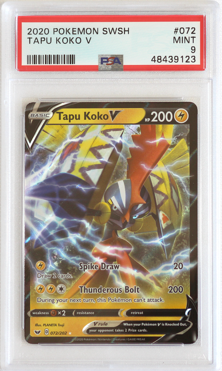 Mavin  POKEMON TCG CARD Tapu Koko V 072/202 Sword & Shield 2020
