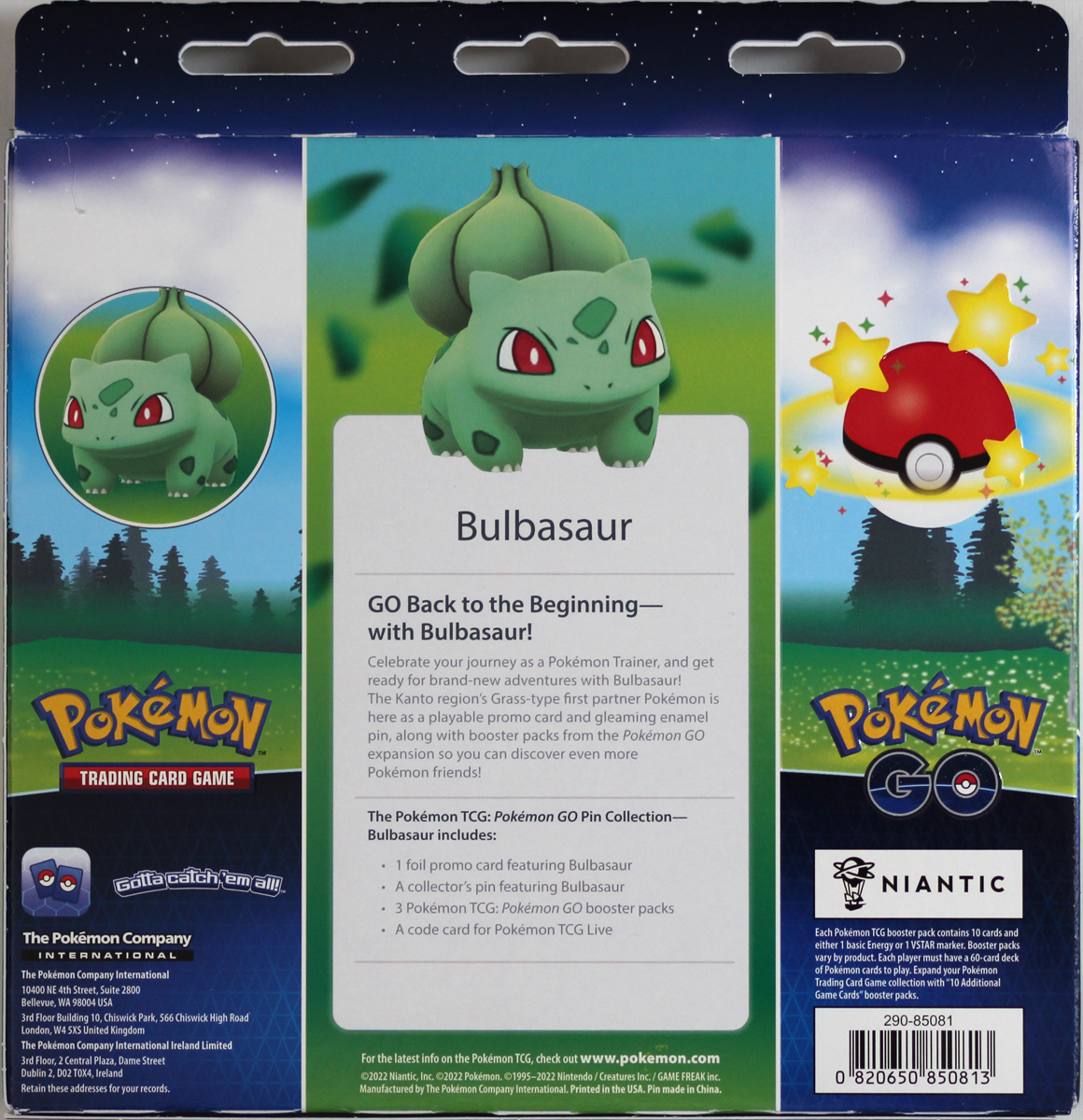 Pokémon Go Pin Collection - Bulbasaur - IT